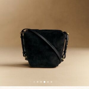 Sezane black Lou bag